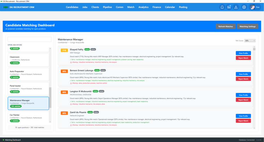 Recruitment CRM Software Review 7 Recruitment CRM matching