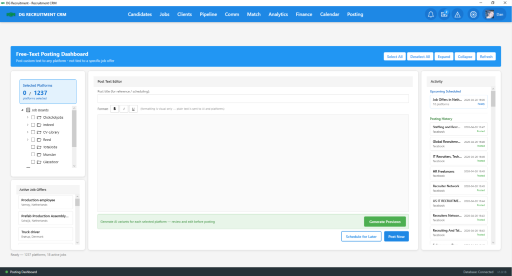 Recruitment CRM Software Review 4 posting