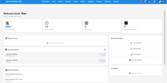 Free Recruitment CRM Software